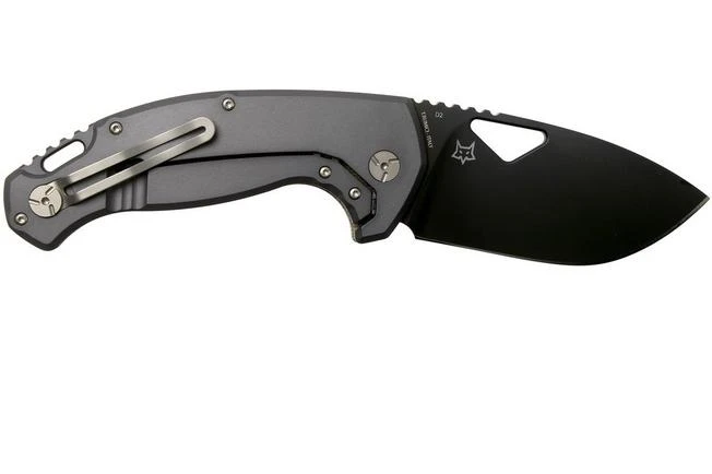 Fox El Capitan SK-02 PVD Summit Knife Co, Black PVD Pocket Knife, Tommaso Rumici Design 2 Fox El Capitan SK-02 PVD Summit Knife Co, Black PVD Pocket Knife, Tommaso Rumici Design - Image 2