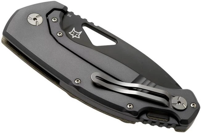 Fox El Capitan SK-02 PVD Summit Knife Co, Black PVD Pocket Knife, Tommaso Rumici Design 4 Fox El Capitan SK-02 PVD Summit Knife Co, Black PVD Pocket Knife, Tommaso Rumici Design - Image 4