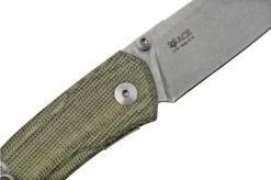 GiantMouse ACE Iona V2 Green Canvas Stonewashed Magnacut, Pocket Knife -Knife Shop GM IONA V2 GRN CANVAS 05 giantmouse