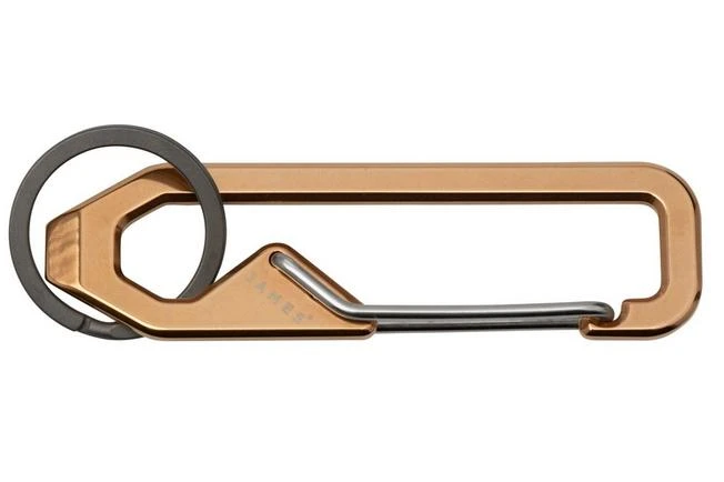The James Brand Holcombe Rose Gold, Stainless, Carabiner 2 The James Brand Holcombe Rose Gold, Stainless, Carabiner - Image 2