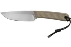 The James Brand The Hell Gap Stainless + Od Green Micarta Fixed Knife