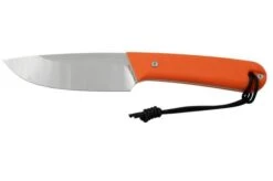 The James Brand The Hell Gap, Stainless + Orange G10 N107195-00 Fixed Knife