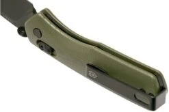 The James Brand The Carter, Od Green G10, Black Pocket Knife KN108119-00 -Knife Shop JAKN108119 00 05 the james brand