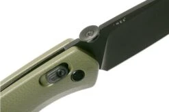 The James Brand The Carter, Od Green G10, Black Pocket Knife KN108119-00 -Knife Shop JAKN108119 00 06 the james brand