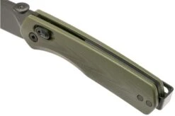 The James Brand The Carter, Od Green G10, Black Pocket Knife KN108119-00 -Knife Shop JAKN108119 00 07 the james brand