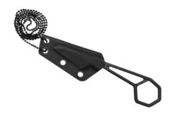 Kansept Hex G0001A4 Black Coating 14C28N, Neck Knife, Ostap Hel Design -Knife Shop KSG0001A4 04 kansept