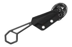 Kansept Hex G0001A4 Black Coating 14C28N, Neck Knife, Ostap Hel Design -Knife Shop KSG0001A4 05 kansept