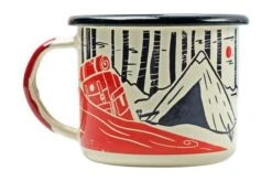 Knivesandtools Enamel Mug E-MG-S-01, Small 8 Cm, Enamel Mug