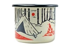 Knivesandtools Enamel Mug E-MG-S-01, Small 8 Cm, Enamel Mug -Knife Shop KT E MG S 01 03 kato