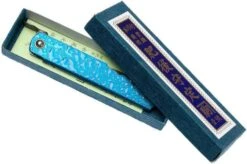 Higonokami Pocket Knife 7,3 Cm HIGO28, Blue Paper Steel -Knife Shop KT HIGO28 08 higonokami kt higo28 08