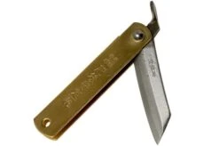 Higonokami Pocket Knife 5 Cm HIGO75BS, SK-carbon Steel, Brass -Knife Shop KT HIGO75BS 04 higonokami