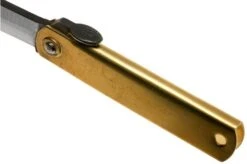 Higonokami Pocket Knife 5 Cm HIGO75BS, SK-carbon Steel, Brass -Knife Shop KT HIGO75BS 07 higonokami