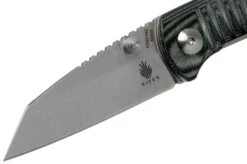 Kizer Vanguard Shard V2531N2 Black Micarta Pocket Knife, Dirk Pinkerton Design -Knife Shop KZV2531N2 03 kizer