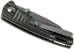Kizer Vanguard Shard V2531N2 Black Micarta Pocket Knife, Dirk Pinkerton Design -Knife Shop KZV2531N2 04 kizer