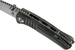 Kizer Vanguard Shard V2531N2 Black Micarta Pocket Knife, Dirk Pinkerton Design -Knife Shop KZV2531N2 07 kizer