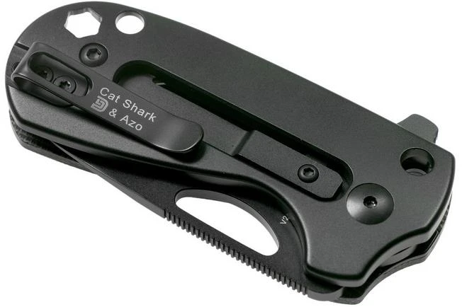 Kizer Vanguard Catshark Black Micarta V2561N2 Pocket Knife, Azo And Yue Design 4 Kizer Vanguard Catshark Black Micarta V2561N2 Pocket Knife, Azo And Yue Design - Image 4