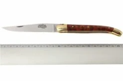 Forge De Laguiole - Natural Wood Folder, Snakewood -Knife Shop LA1211AM 05 forge de laguiole vouwmes la1211am d5