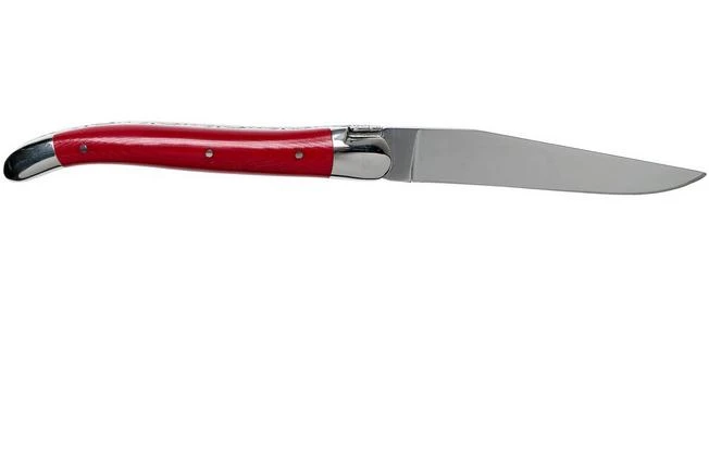 Forge De Laguiole 1211INTCROUB 11cm, Red Micarta, Laguiole Knife 2 Forge De Laguiole 1211INTCROUB 11cm, Red Micarta, Laguiole Knife - Image 2