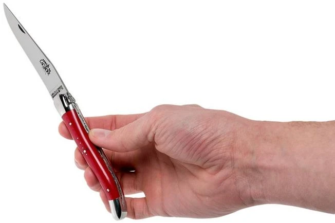 Forge De Laguiole 1211INTCROUB 11cm, Red Micarta, Laguiole Knife 8 Forge De Laguiole 1211INTCROUB 11cm, Red Micarta, Laguiole Knife - Image 8