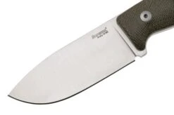 LionSteel M2M CVG Green Canvas Micarta Fixed Knife -Knife Shop LI M2M CVG 03 lionsteel