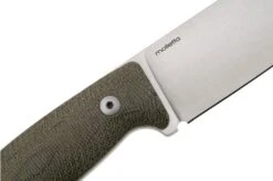 LionSteel M2M CVG Green Canvas Micarta Fixed Knife -Knife Shop LI M2M CVG 05 lionsteel