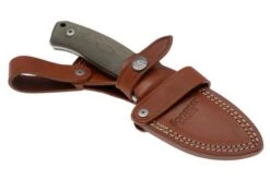 LionSteel M2M CVG Green Canvas Micarta Fixed Knife -Knife Shop LI M2M CVG 06 lionsteel