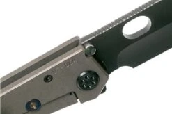 Medford 187DP Drop Point, Faced Flamed Tiger Stripe Ti, PVD Black D2, Pocket Knife -Knife Shop MF 21 187DP 01 06 medford