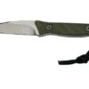 Medford Medford Necromancer S35VN, Tumbled Blade, Green G10 Handle, Neck Knife