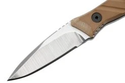 Medford Necromancer S35VN Tumbled Blade, Coyote G10 Handle, Neck Knife -Knife Shop MF 22 NM 03 03 medford