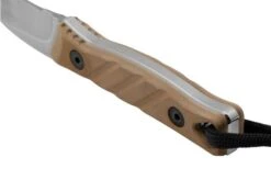 Medford Necromancer S35VN Tumbled Blade, Coyote G10 Handle, Neck Knife -Knife Shop MF 22 NM 03 04 medford