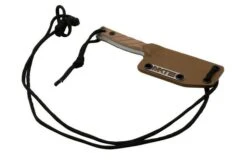 Medford Necromancer S35VN Tumbled Blade, Coyote G10 Handle, Neck Knife -Knife Shop MF 22 NM 03 06 medford