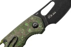 MKM Isonzo FX03-2CJD Cleaver Dark Stonewashed, Jungle Wear Carbon Fibre Pocket Knife, Jesper Voxnaes Design -Knife Shop MMK FX03 2CJD 05 mkm