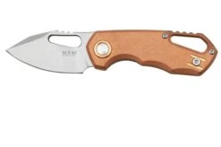 MKM Isonzo FX03-3CO Clip Point Stonewashed, Copper Pocket Knife, Jesper Voxnaes Design