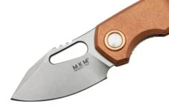 MKM Isonzo FX03-3CO Clip Point Stonewashed, Copper Pocket Knife, Jesper Voxnaes Design -Knife Shop MMK FX03 3CO 03 mkm