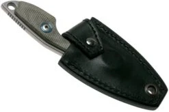 MKM Mikro 1 Drop, Stonewashed Green Canvas Micarta Neck Knife, Jesper Voxnaes Design -Knife Shop MMK MR01 GC 06 mkm knives