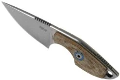 MKM Mikro 1 Drop, Stonewashed Natural Canvas Micarta Neck Knife, Jesper Voxnaes Design 11 MKM Mikro 1 Drop, Stonewashed Natural Canvas Micarta Neck Knife, Jesper Voxnaes Design -Knife Shop MMK MR01 NC 04 mkm knives