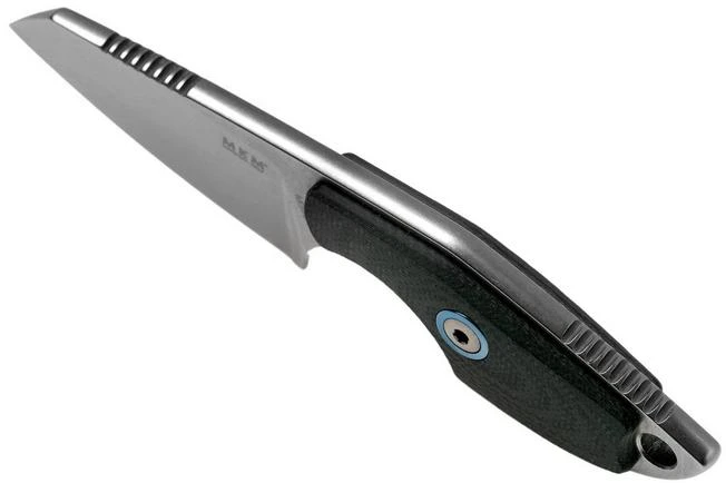 MKM Mikro 2 Wharncliffe, Stonewashed Black G10 Neck Knife, Jesper Voxnaes Design 4 MKM Mikro 2 Wharncliffe, Stonewashed Black G10 Neck Knife, Jesper Voxnaes Design - Image 4