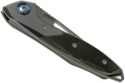 MKM Cellina MY02-GCT Titanium Bolsters, Green Canvas Micarta Pocket Knife, Lucas Burnley Design -Knife Shop MMK MY02 GCT 04 mkm knives