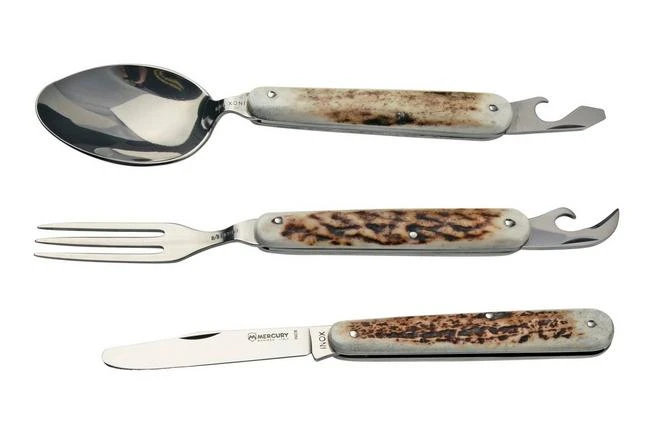 Mercury Trip Set 992-5DC Stag, Outdoor Cutlery 1 Mercury Trip Set 992-5DC Stag, Outdoor Cutlery