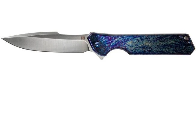 Olamic Rainmaker Harpoon, Entropic Anodized, Purple, Pocket Knife 1 Olamic Rainmaker Harpoon, Entropic Anodized, Purple, Pocket Knife