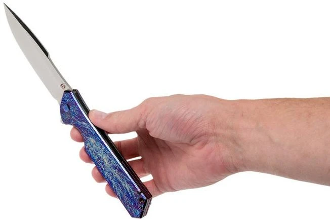 Olamic Rainmaker Harpoon, Entropic Anodized, Purple, Pocket Knife 8 Olamic Rainmaker Harpoon, Entropic Anodized, Purple, Pocket Knife - Image 8