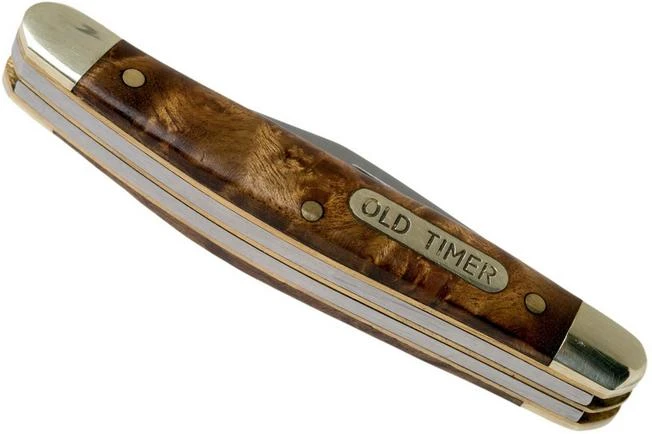 Old Timer Junior 108OTW Desert Ironwood Slipjoint Pocket Knife 4 Old Timer Junior 108OTW Desert Ironwood Slipjoint Pocket Knife - Image 4