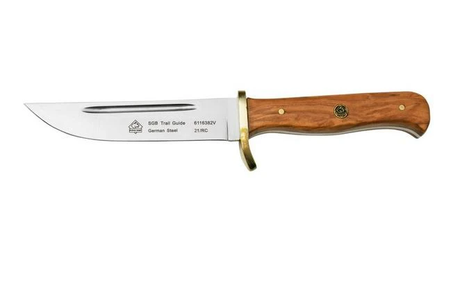 PUMA SGB Trail Guide 6116382V Olive Wood, Hunting Knife 1 PUMA SGB Trail Guide 6116382V Olive Wood, Hunting Knife