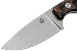 QSP Knife Workaholic QS124-C SK03 Raffir Noble Bronze Moon Fixed Knife -Knife Shop QS124 C 03 qsp