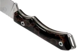 QSP Knife Workaholic QS124-C SK03 Raffir Noble Bronze Moon Fixed Knife -Knife Shop QS124 C 04 qsp