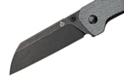QSP Knife Penguin QS130-B2 Denim Micarta, Blackwashed Pocket Knife -Knife Shop QS130 B2 03 qsp