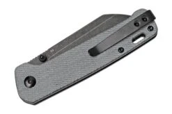 QSP Knife Penguin QS130-B2 Denim Micarta, Blackwashed Pocket Knife -Knife Shop QS130 B2 04 qsp