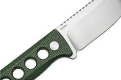 QSP Knife Canary QS141-C1 Stonewashed, Black Green G10, Neck Knife -Knife Shop QS141 C1 05 qsp