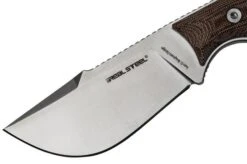 Real Steel Furrier Skinner Red Micarta 3611RM Fixed Knife, Ivan Braginets Design -Knife Shop RL3611RM 03 realsteel