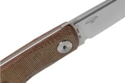 Real Steel Luna Premium II M390, Natural Micarta 7007P Knivesandtools Exclusive Slipjoint Pocket Knife -Knife Shop RL7007P 06 real steel kato